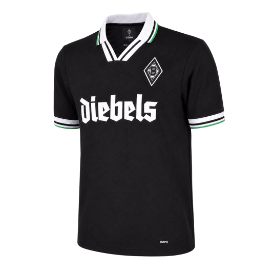 Maillot collector Borussia Mönchengladbach 1996 - 97 extérieur noir