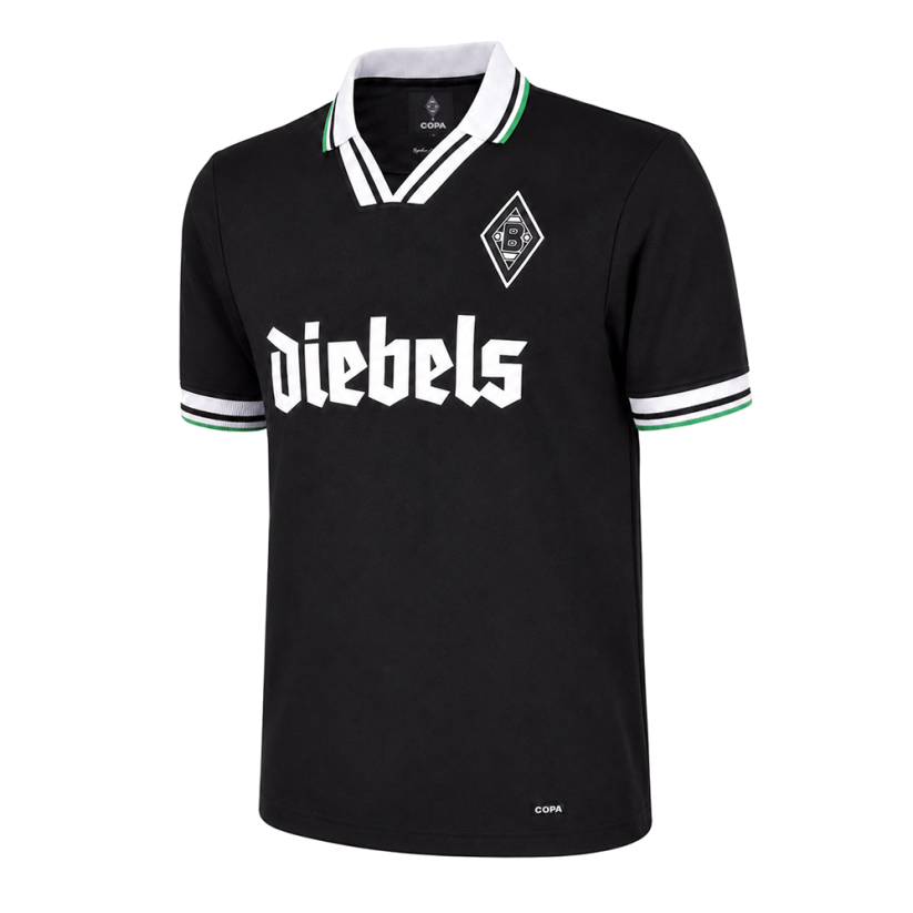 Maillot collector Borussia Mönchengladbach 1996 - 97 extérieur noir