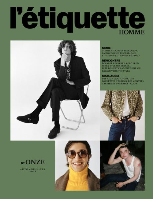 Couverture n° 11 de L'étiquette Homme
